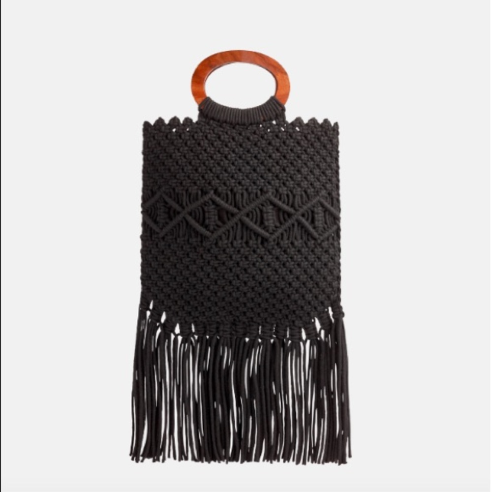 Danielle Nicole Macrame Handbag - image 3
